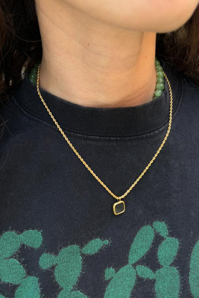 Champ pendant with rope chain popular