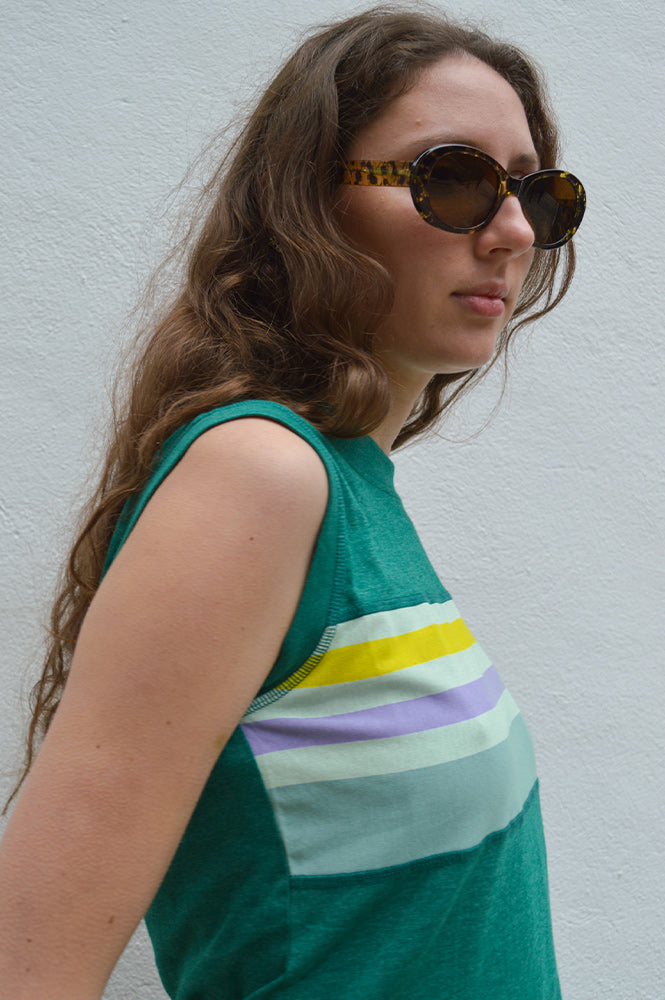 A Kjaerbede Anma Black / Yellow Tortoise Sunglasses - The Mercantile London