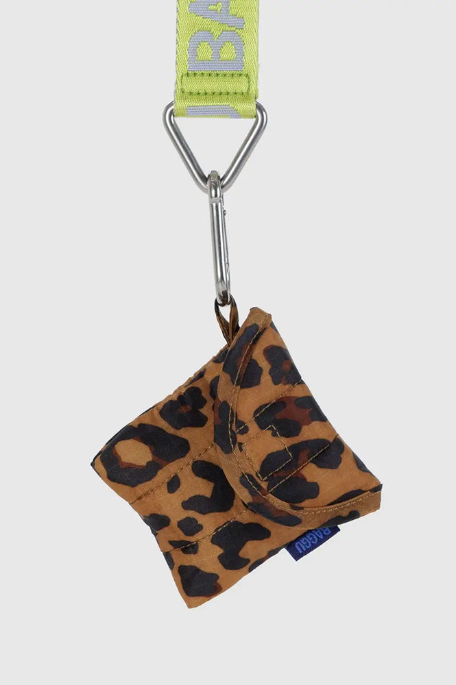 Baggu Leopard Puffy Earbud Case