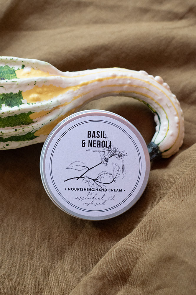 Norfolk Natural Living 100ml Basil & Neroli Hand Cream Tin