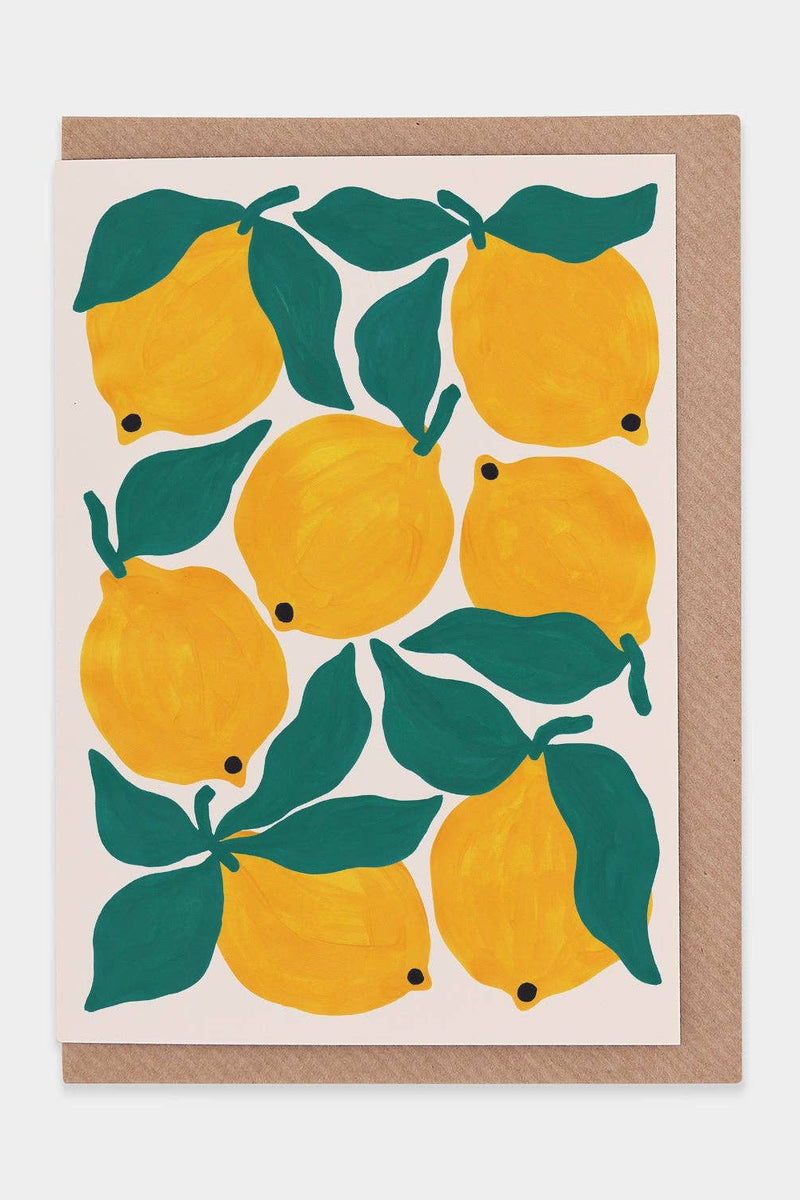 Evermade Lemons Greetings Card