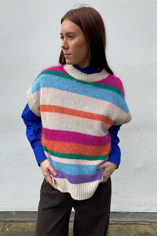 Stella Nova Knitted Striped Vest