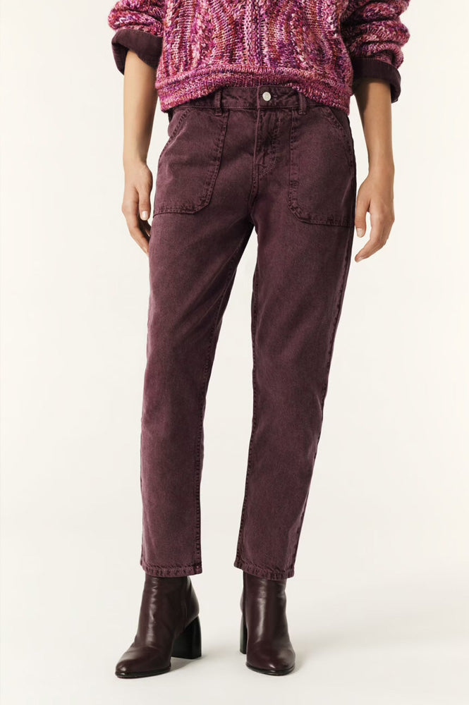 Ba&sh Fely Bordeaux Jeans