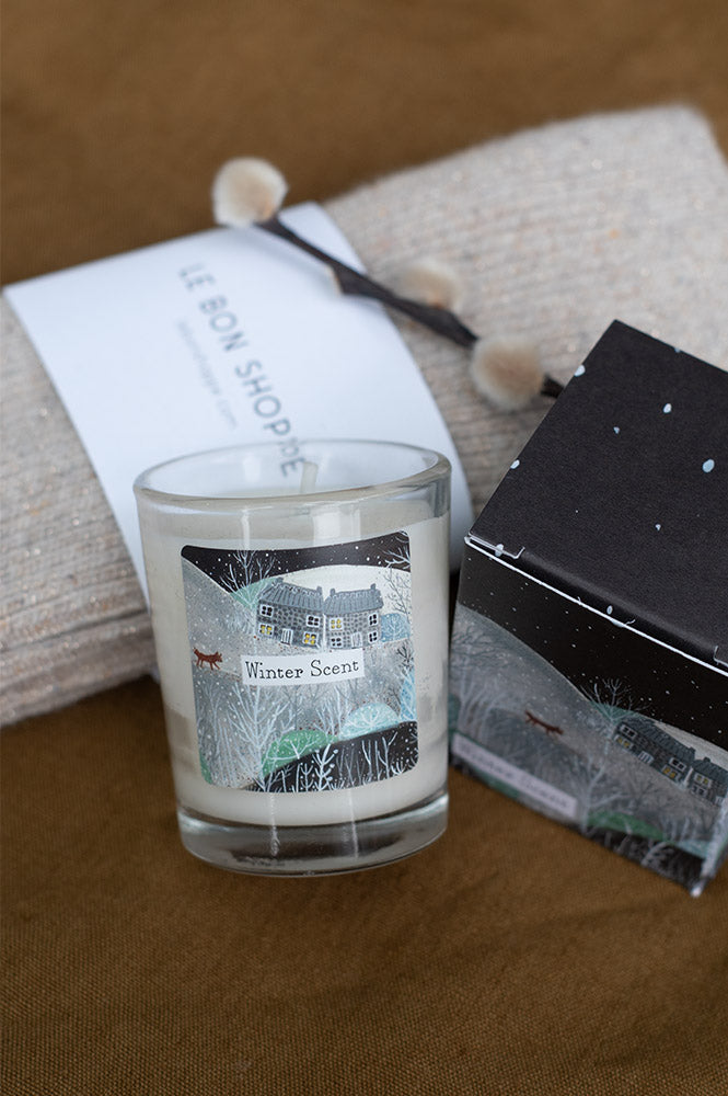 Winter Scent Illustrated Box Candle