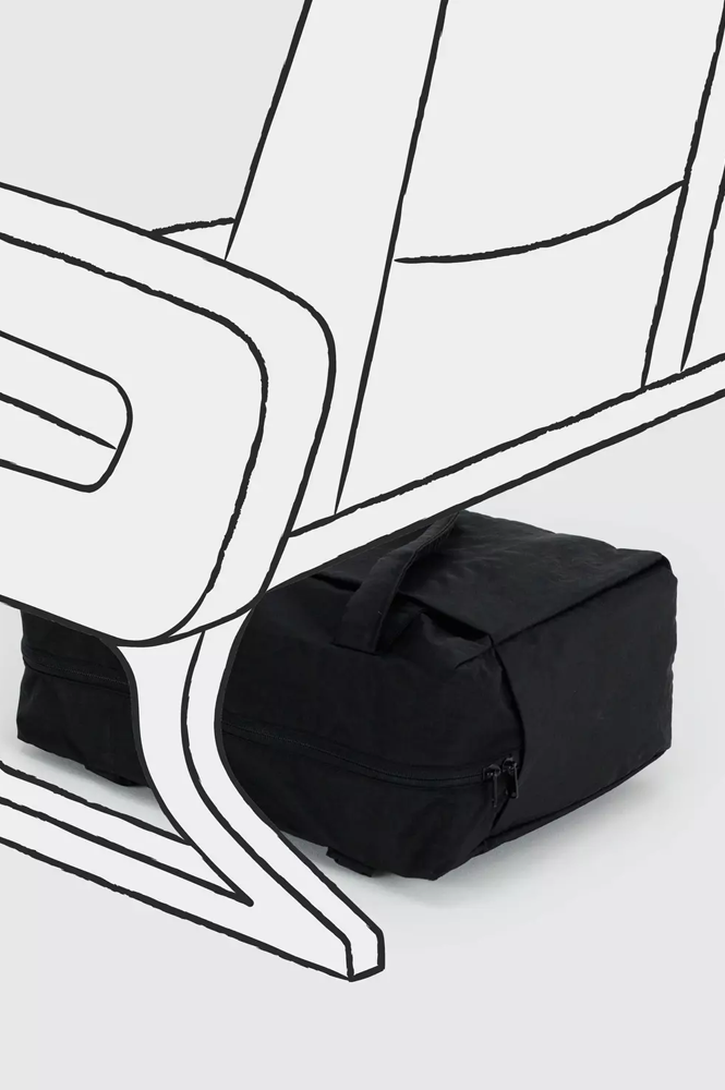 Baggu Black Small Cloud Carry-On Bag