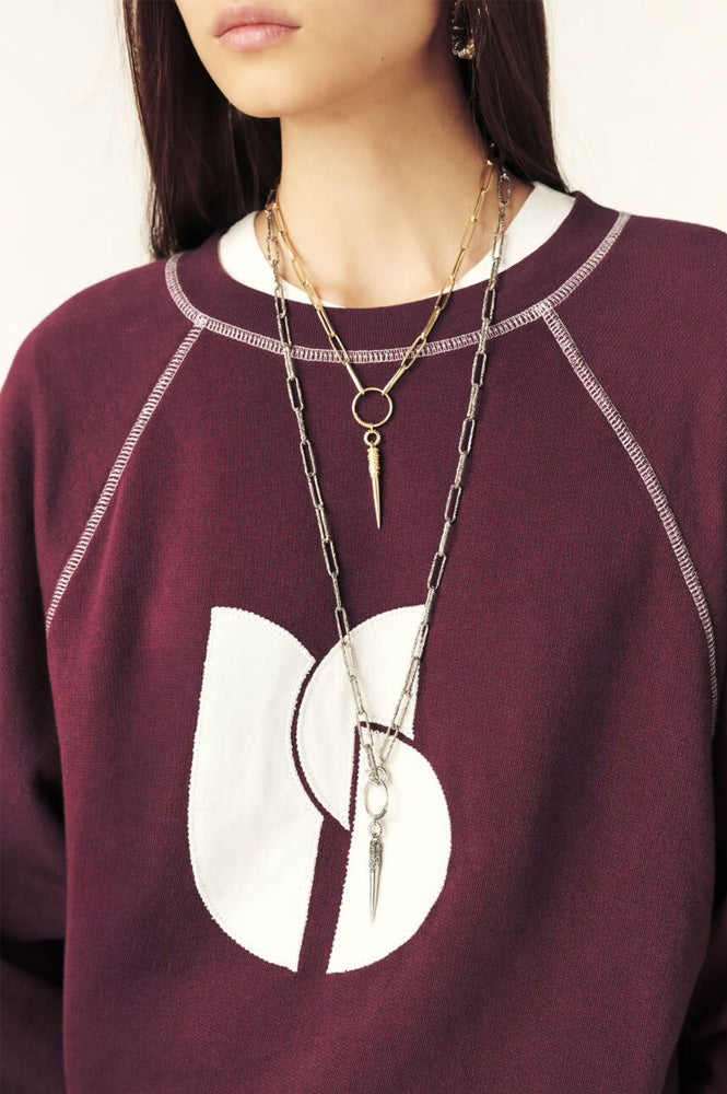 Ba&sh Sweatshirt Bart Aubergine Sweatshirt