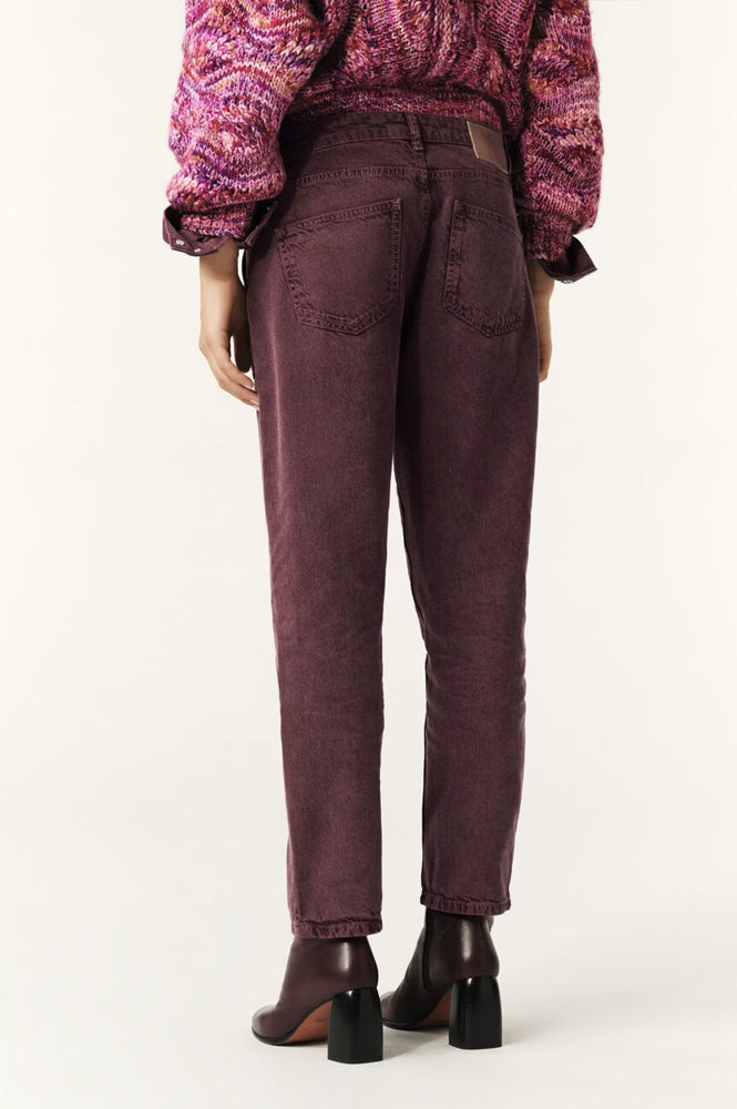 Ba&sh Fely Bordeaux Jeans