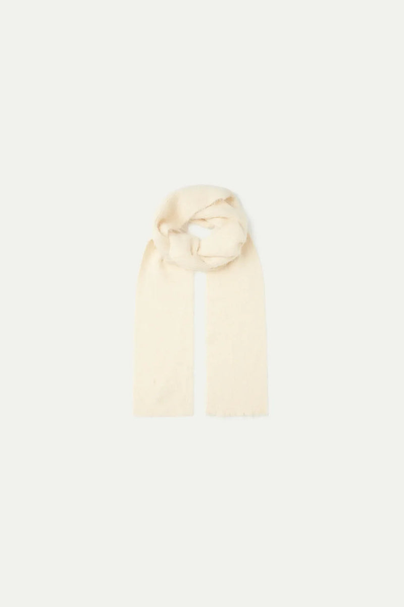 Compania Fantasica Buttermilk Textured Knit Scarf