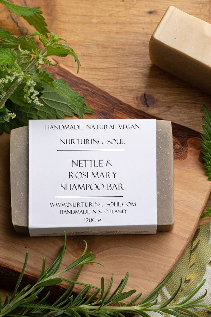 Nurturing Soul Nettle and Rosemary Shampoo Bar