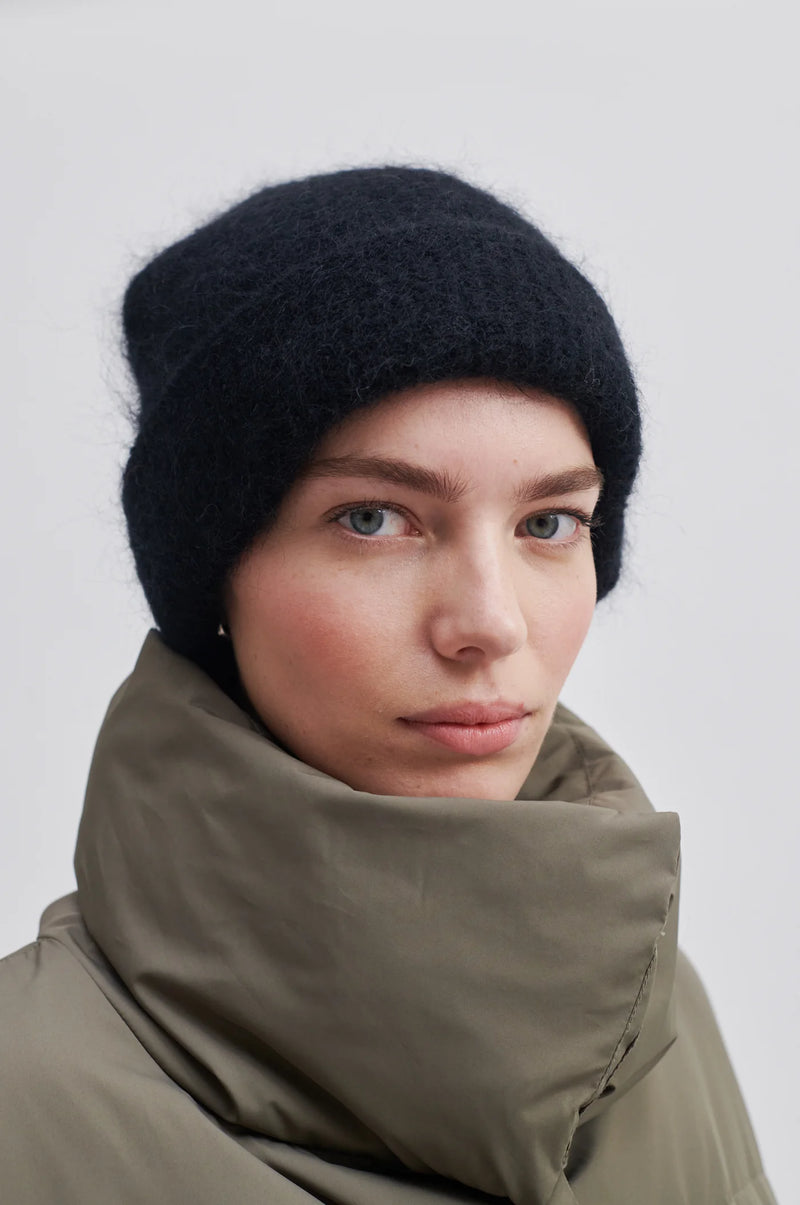 Second Female Brookline Black Knit Hat - The Mercantile London