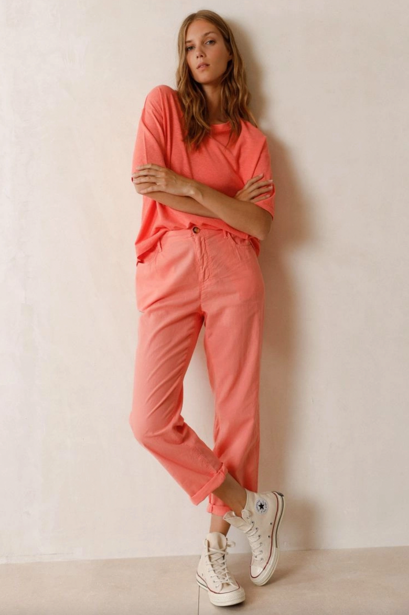 Indi & Cold Acid Pink T-shirt - The Mercantile London