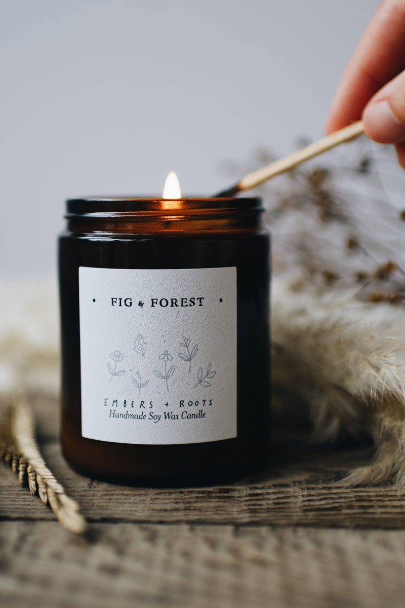 Embers & Roots Fig & Forest Candle