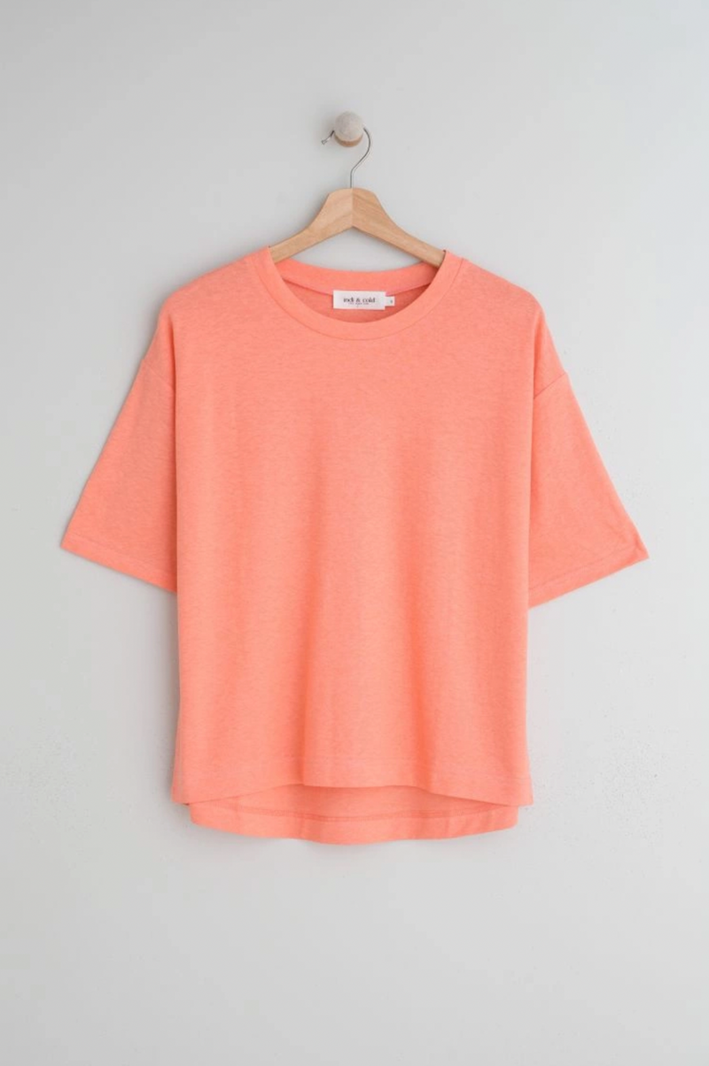 Indi & Cold Acid Pink T-shirt - The Mercantile London