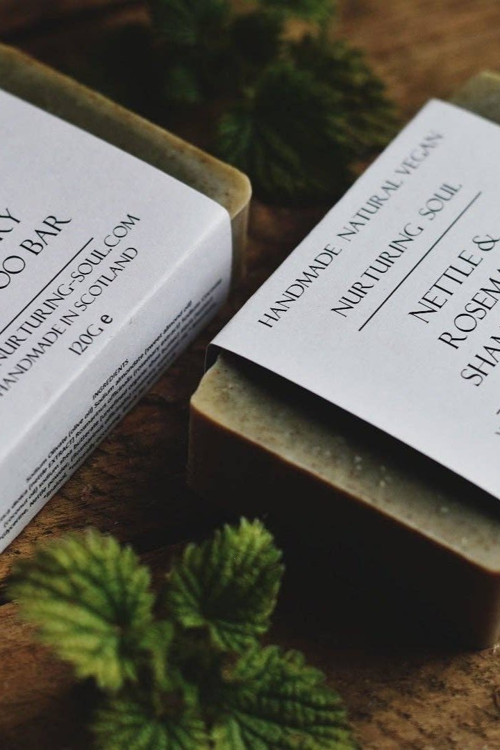 Nurturing Soul Nettle and Rosemary Shampoo Bar