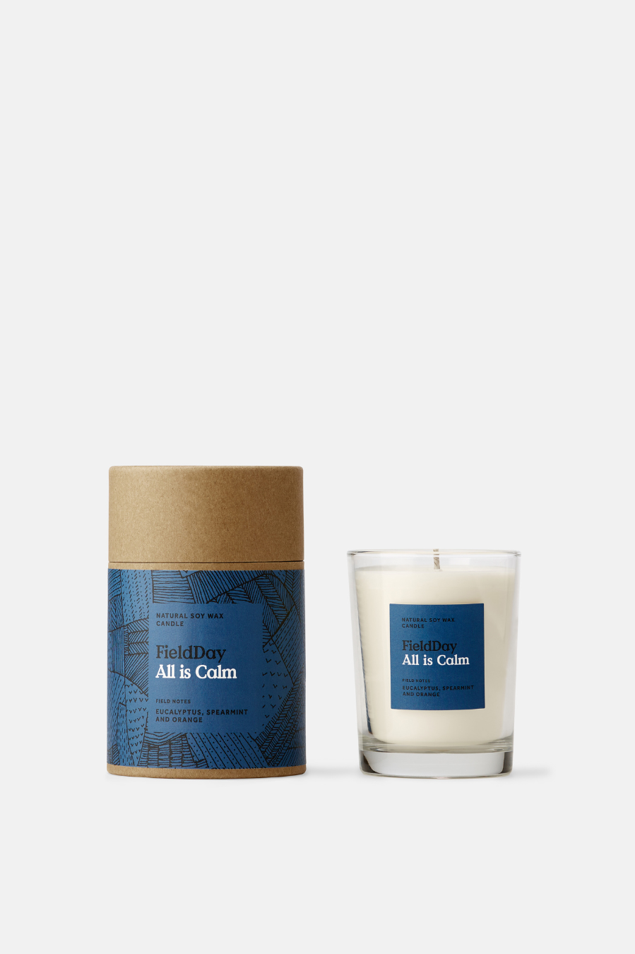 FieldDay Christmas All is Calm Votive Gift Pack Candle