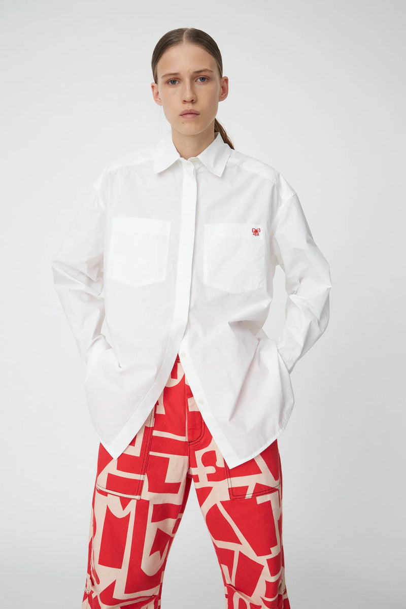 Stella Nova Cotton Poplin White Shirt