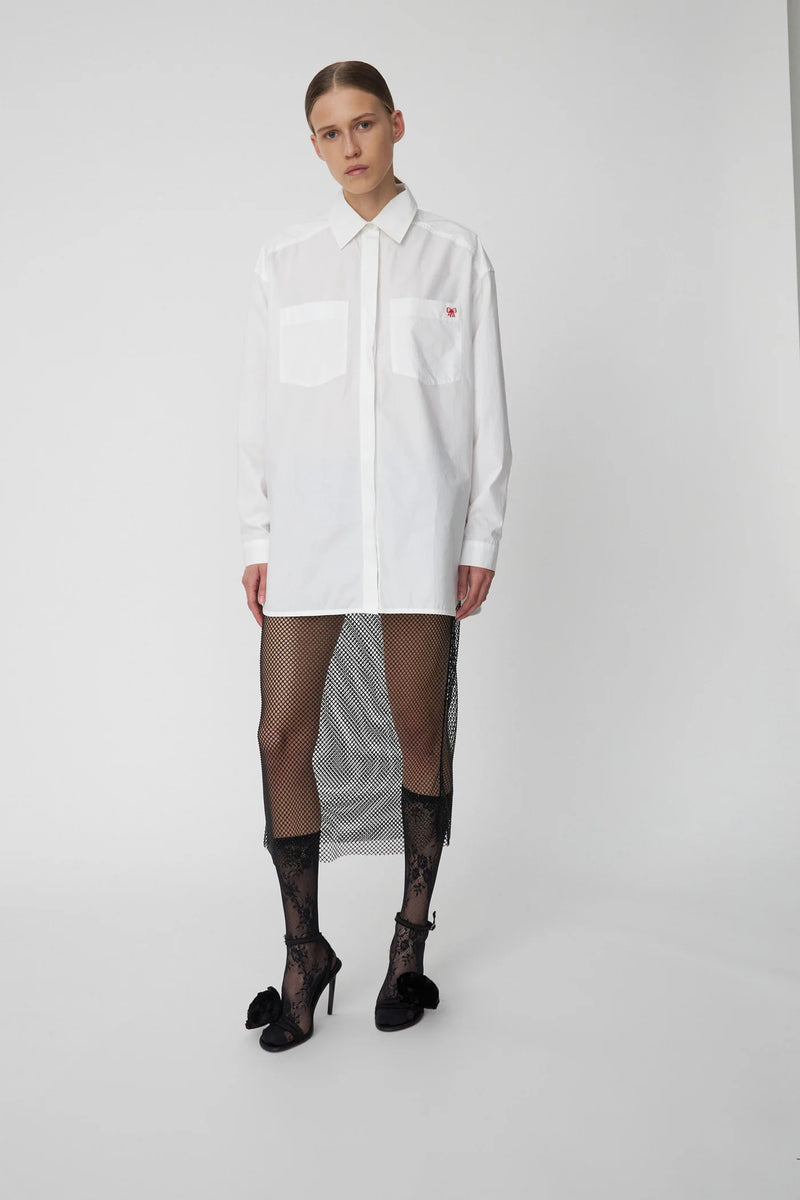 Stella Nova Cotton Poplin White Shirt