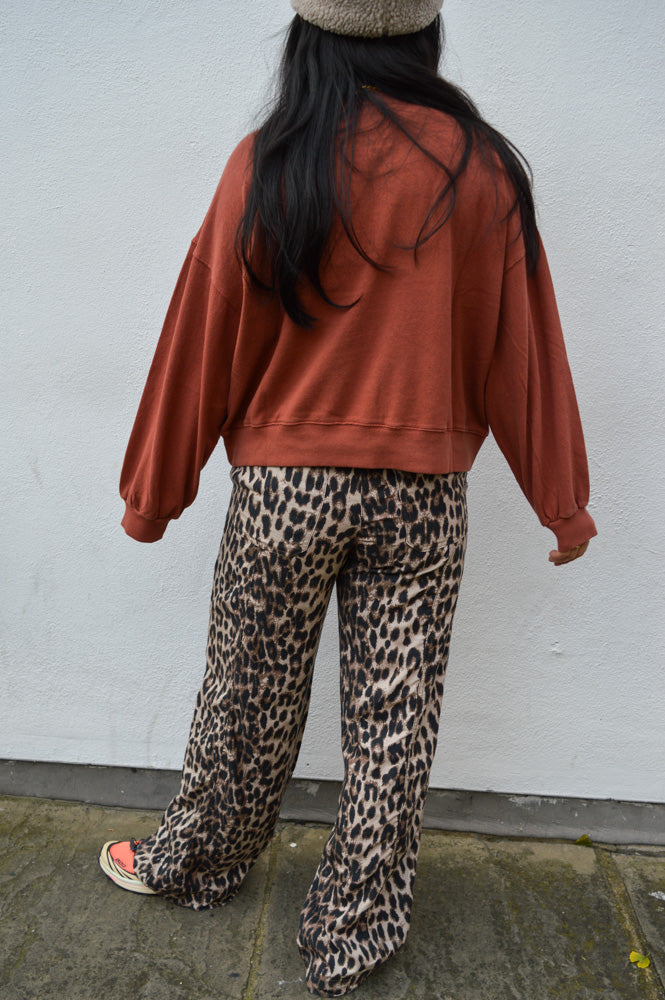 Baum Und Pferdgarten Nalana Brown Baum Leopard Trousers