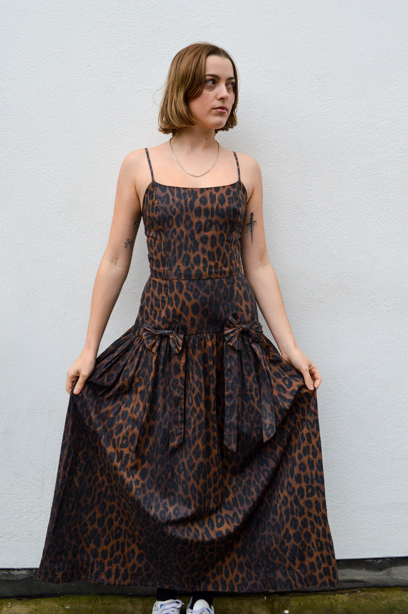 Damson Madder Persephone Dark Leopard Dress