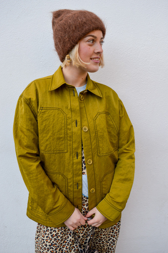 Stella Nova Olive Workwear Shirt Jacket