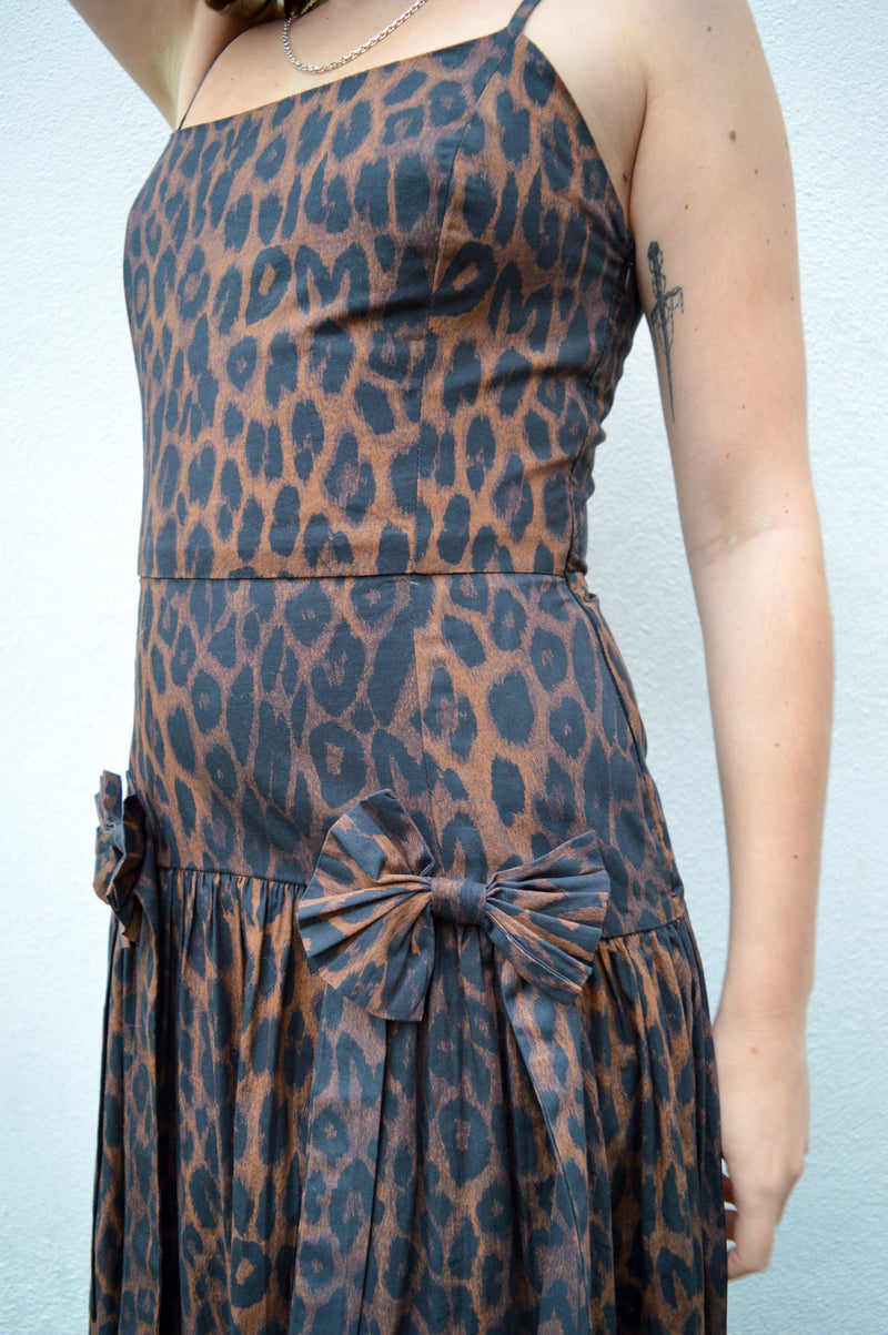 Damson Madder Persephone Dark Leopard Dress