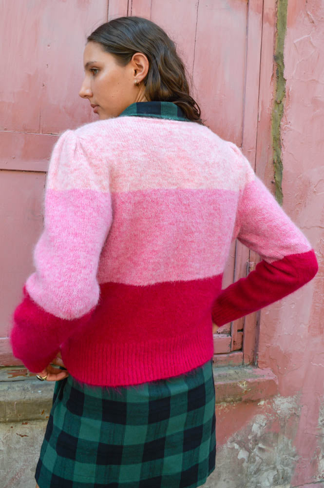 Suncoo Pharlow Fuchsia Sweater