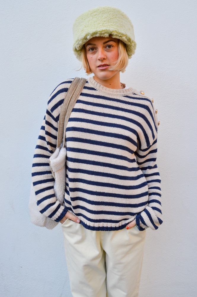 Fransa Belinda Moonbeam Mix Pullover