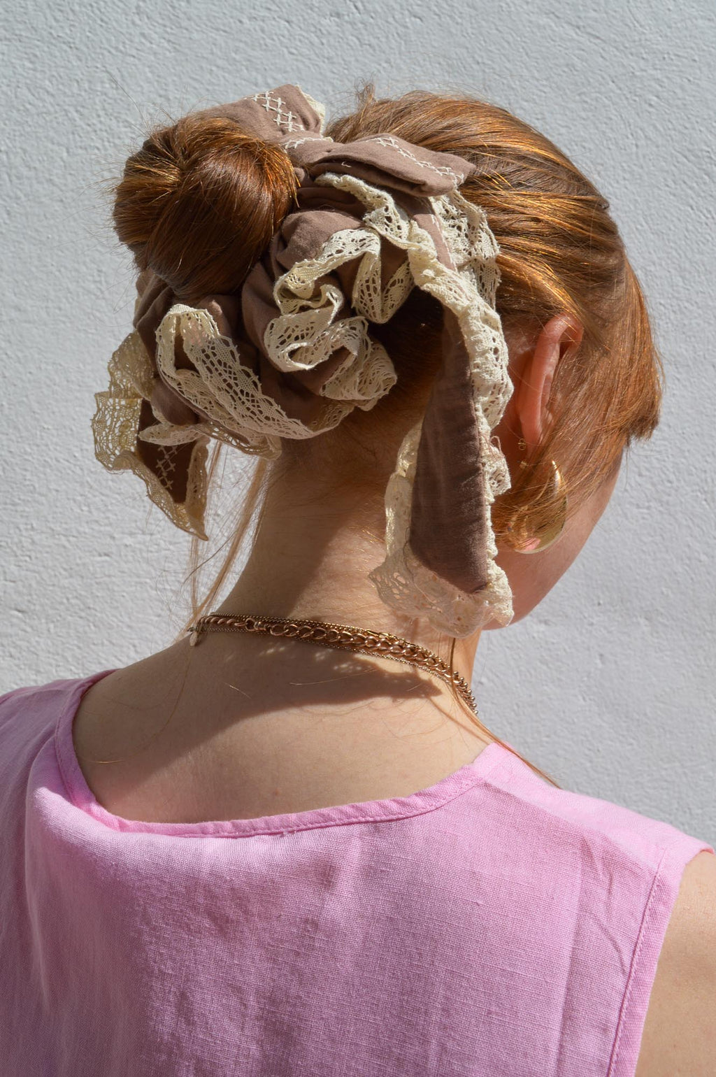 Meadows Fawn Bow Scrunchie - The Mercantile London