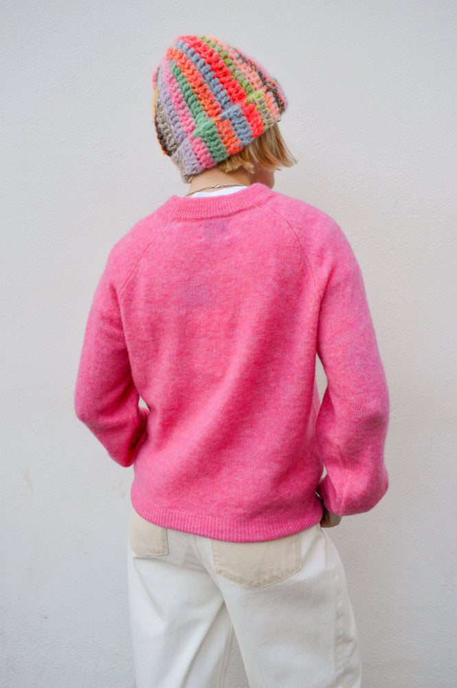 Numph Riette Pink Cosmos Pullover