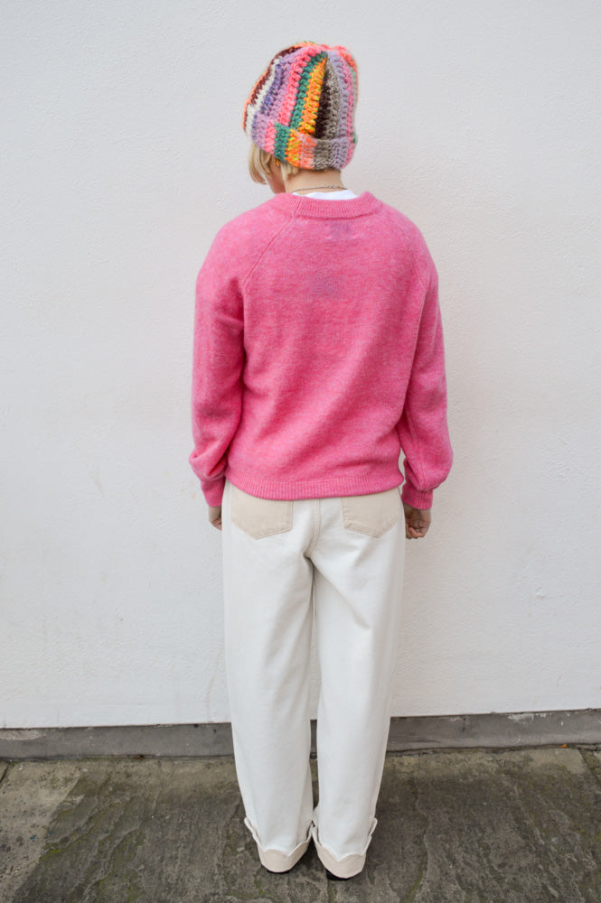 Numph Riette Pink Cosmos Pullover