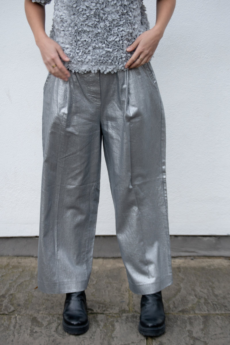 ICHI Jovie Silver Pants