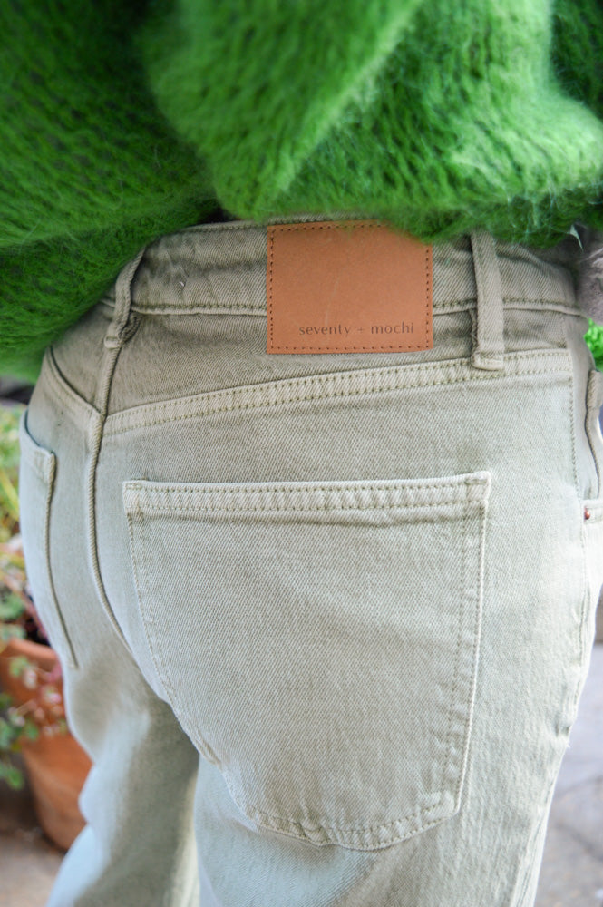 Seventy + Mochi Gracie Vintage Moss Jeans