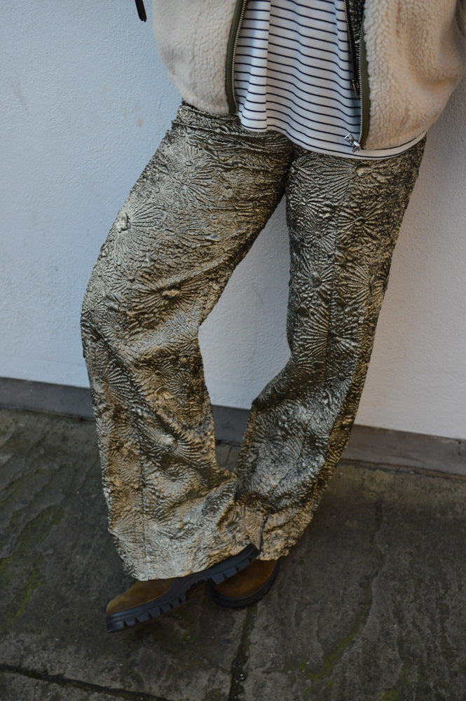 Ba&sh Bista Gold Trousers