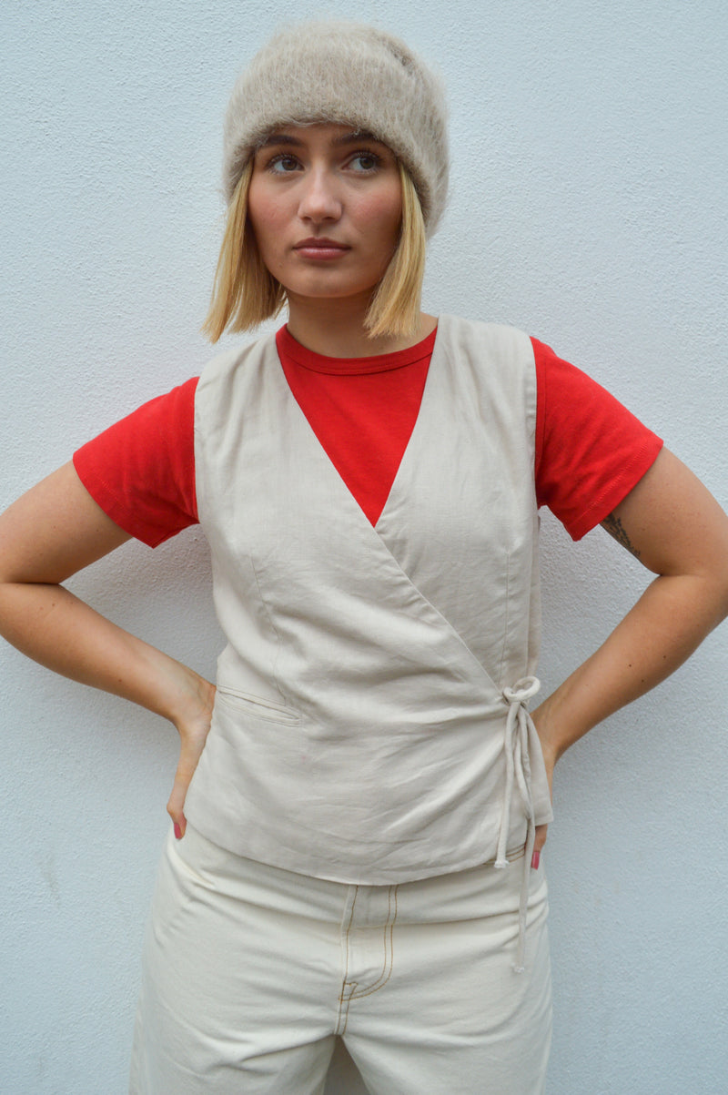 ICHI Zahra Birch Waistcoat