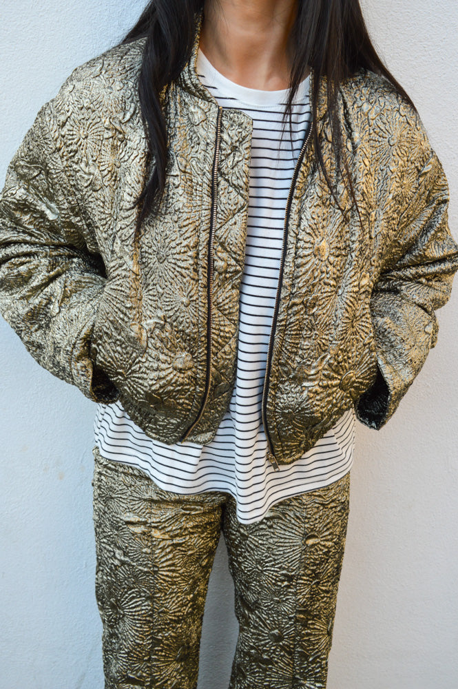 Ba&sh Bary Gold Jacket