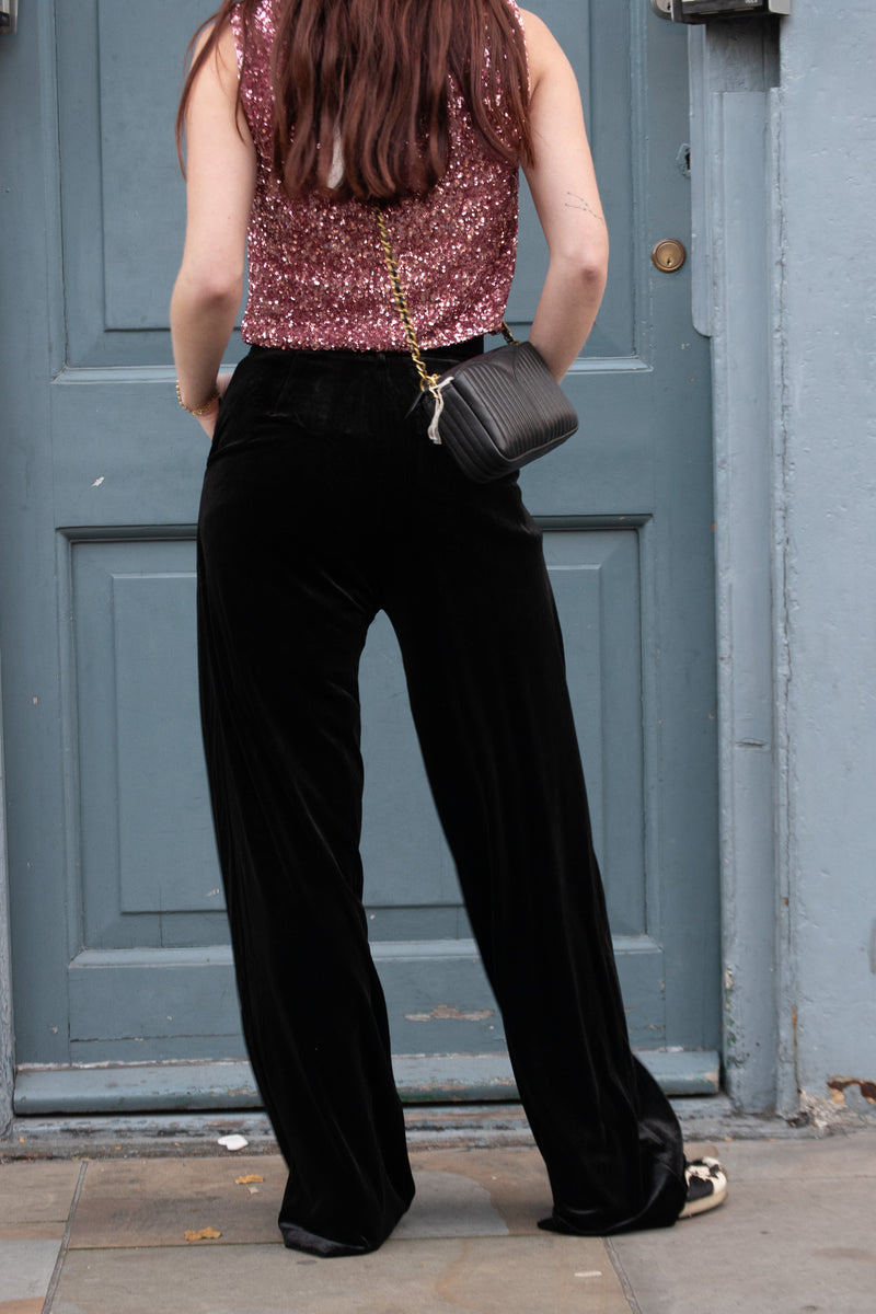 Grace & Mila Olive Black Trousers