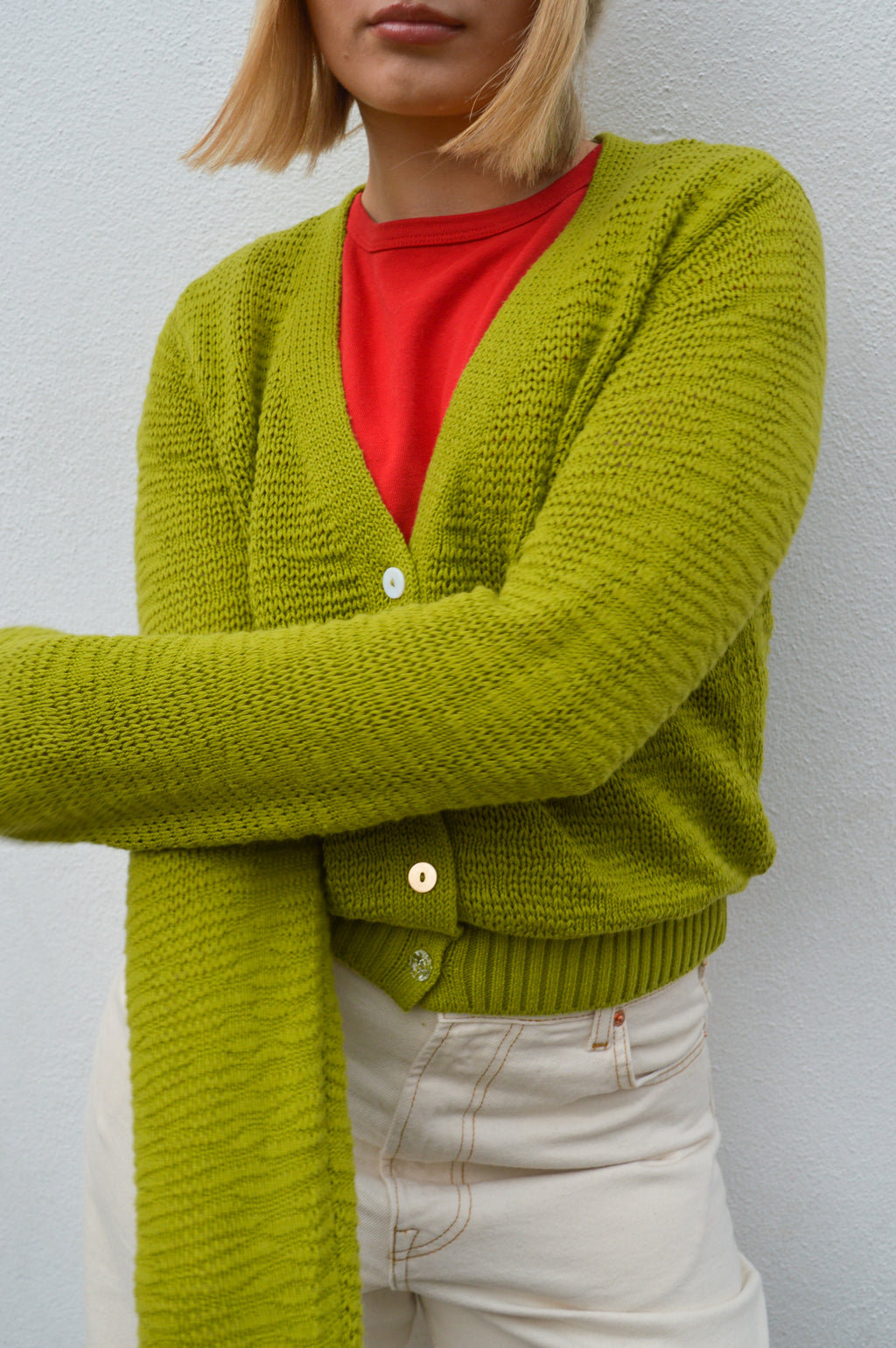 Numph Mirna Golden Cypress Cardigan