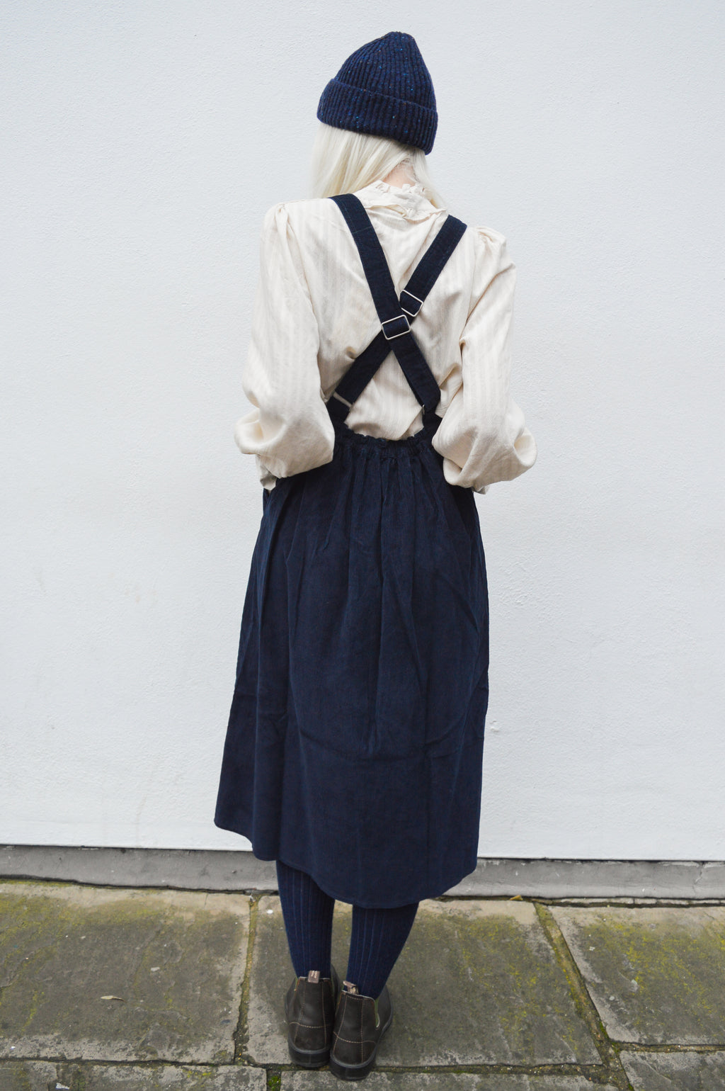 L.F. Markey Ross Navy Pinafore