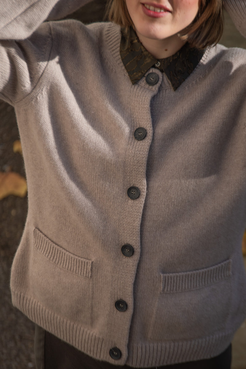 Leveté Perle Sand Cardigan