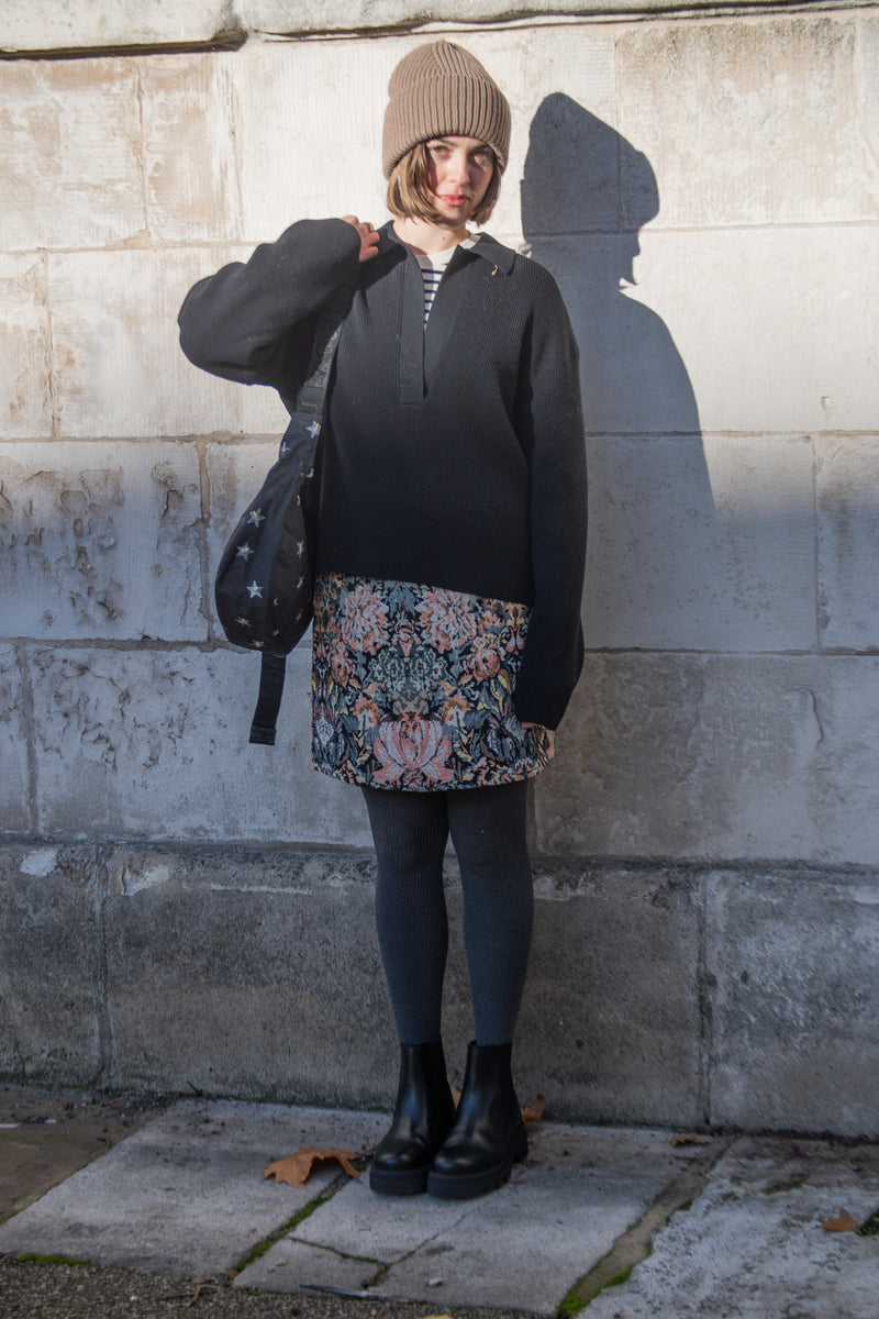 Garance Tokyo Floral Jacquard Skirt