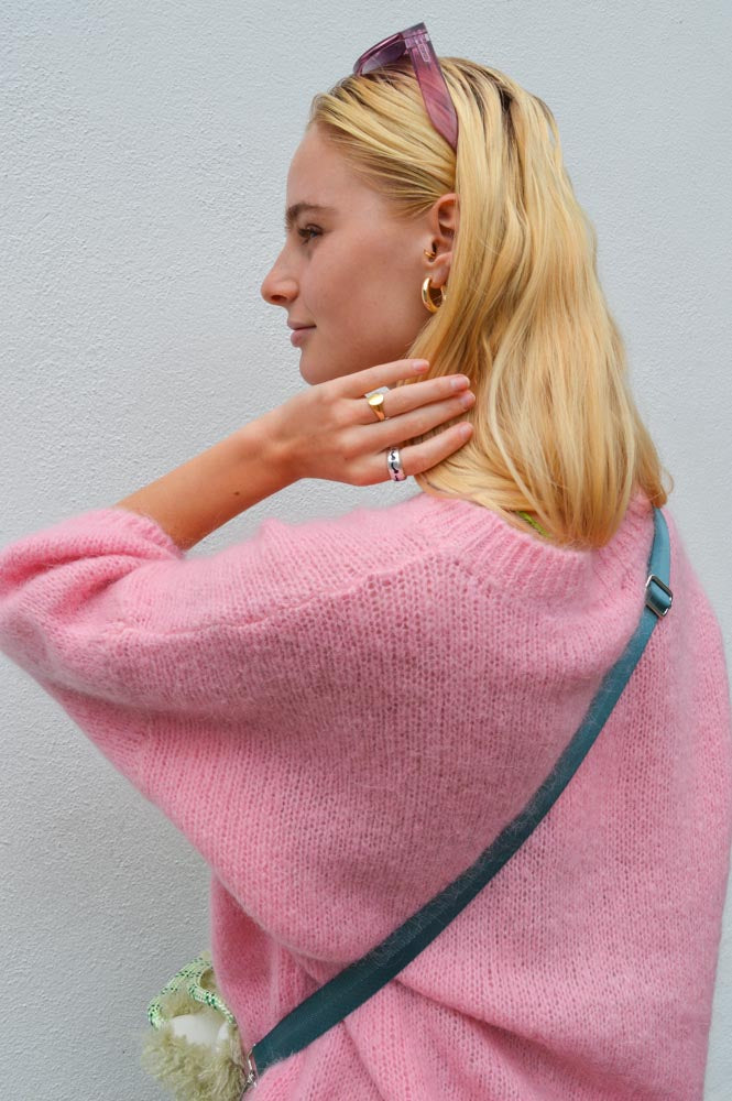 ICHI Marita Candy Pink Sweater