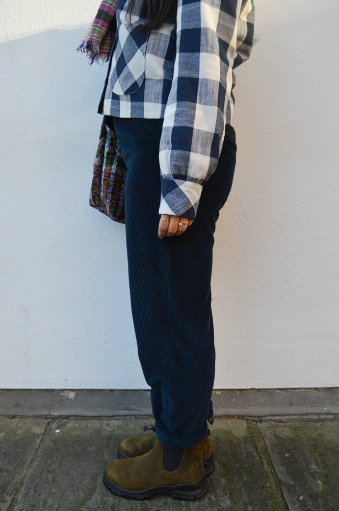 American Vintage Padow Navy Trousers