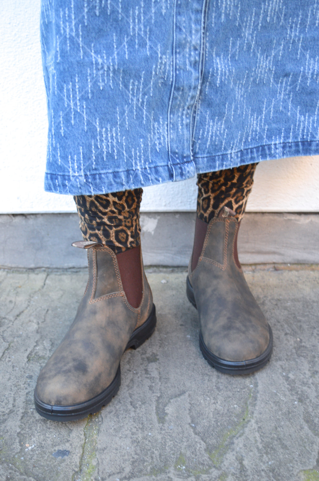 Blundstone 585 Rustic Brown Leather Boots