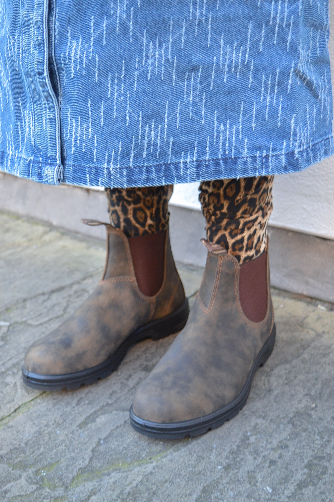 Blundstone 585 Rustic Brown Leather Boots The Mercantile London