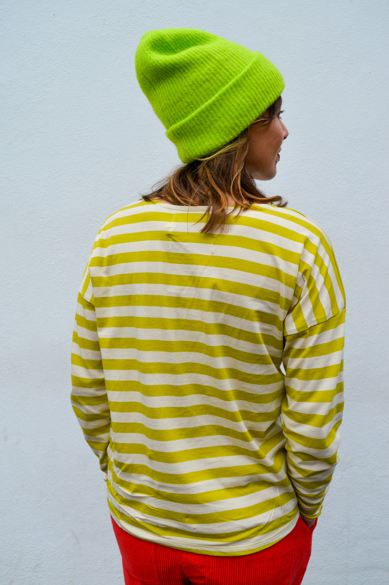 Dedicated Humledal Striped Yellow Citronelle Top