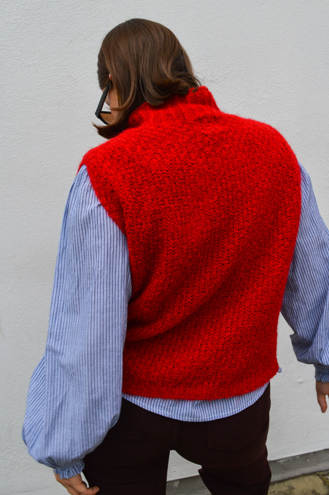 Indi & Cold Red Knit Vest