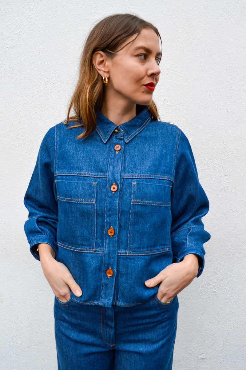 Sessùn Leone Denim Overshirt