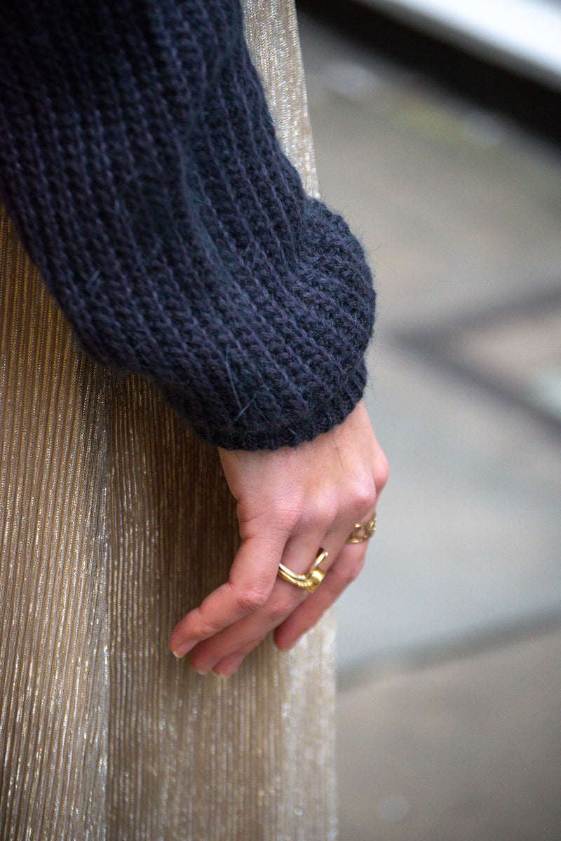 Garance Kiwi Blue Grey Sweater