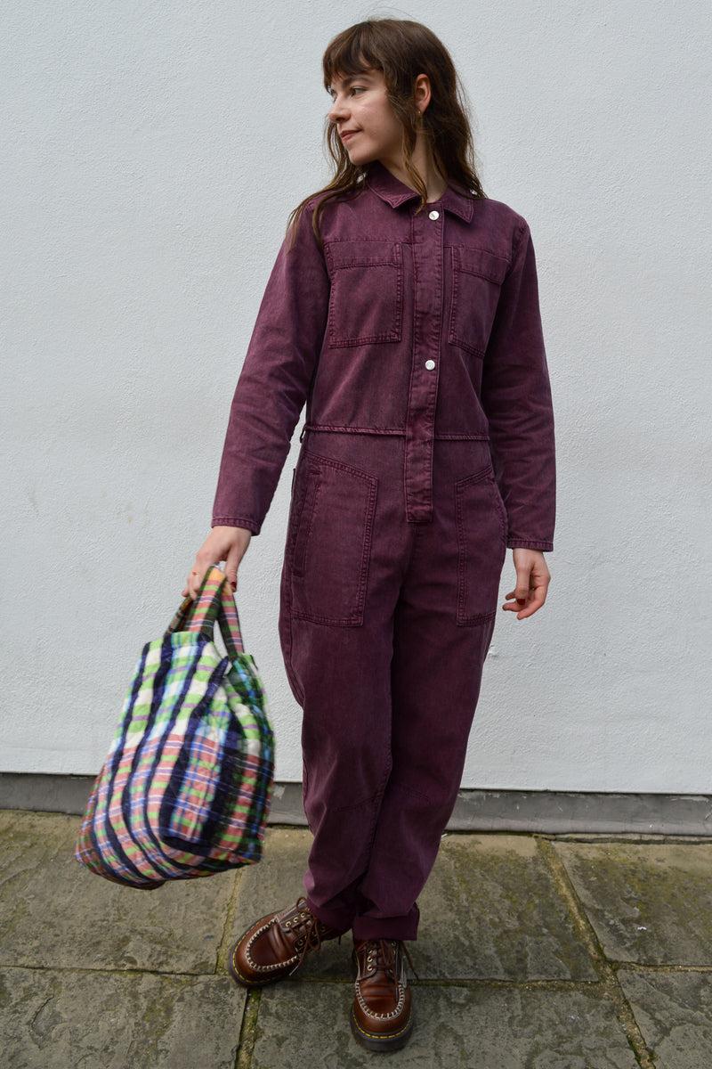 Ba&sh Fidis Bordeaux Jumpsuit