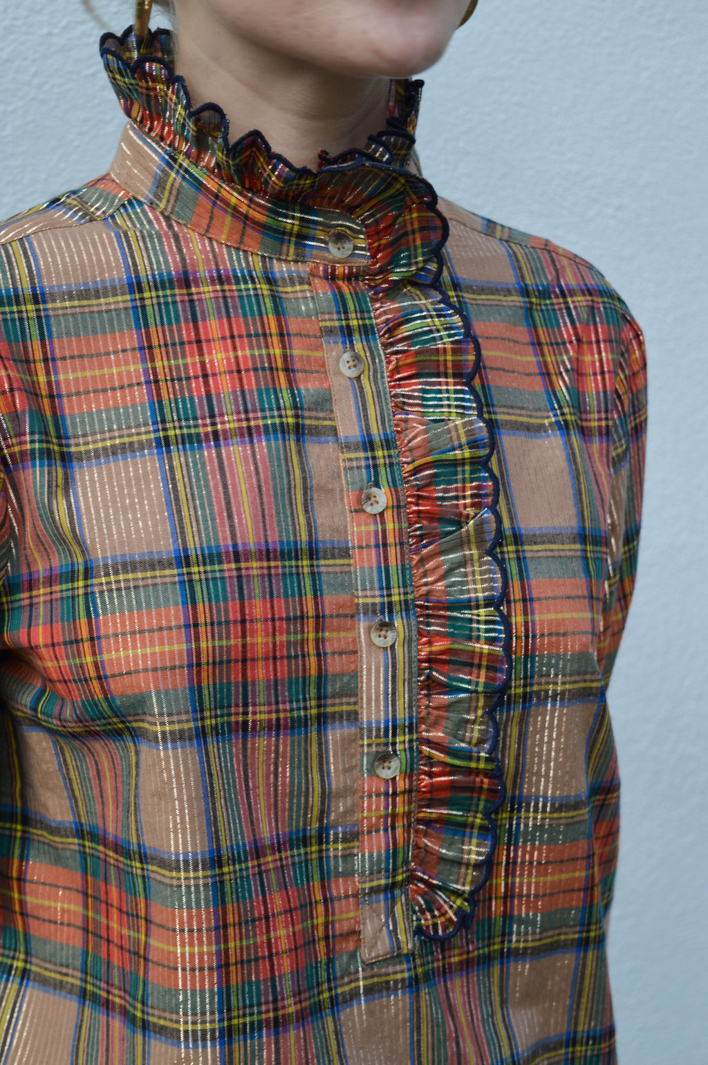 Bonté Aida Rust Multi Shirt